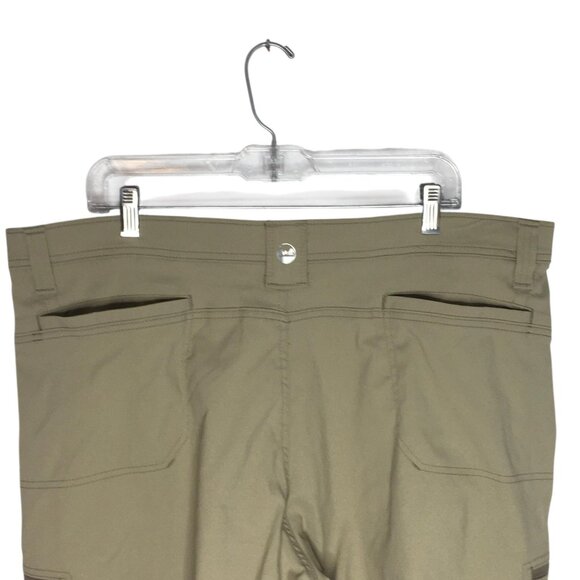 Wrangler Shorts Mens 40 Khaki Performance Zip Cargo 10 Inseam UPF 50 Wicking - Picture 14 of 16